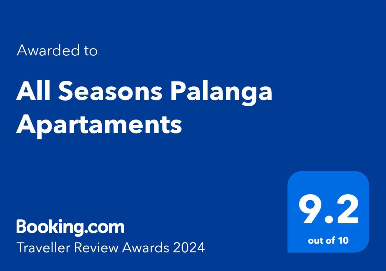 All Seasons Palanga Apartaments Dış mekan fotoğraf